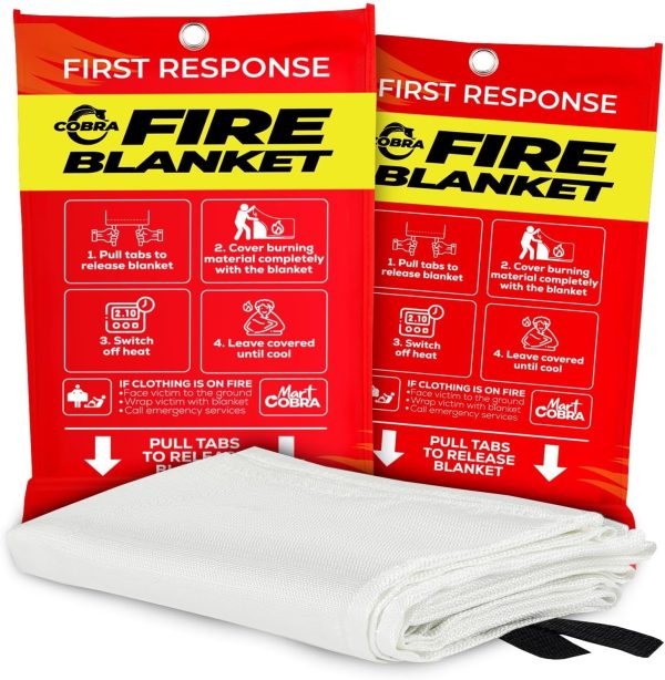 Mart Cobra Emergency Fire Blanket for Home and Kitchen